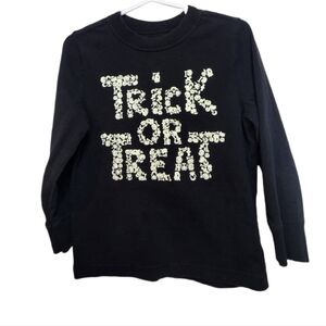 Old Navy Long Sleeve Unisex Trick or Treat Black Long Sleeve size 4T